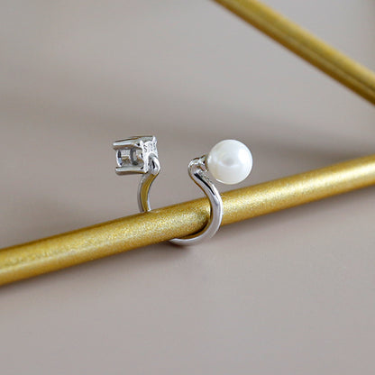 Opis Earring (Single) - Sterling Silver