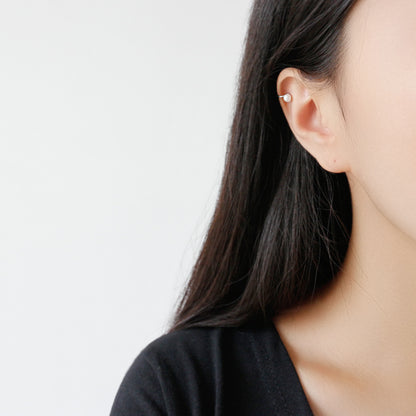 Opis Earring (Single) - Sterling Silver