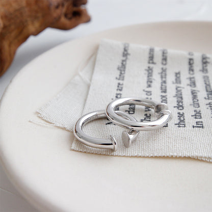 Anne Earring (Single) - Sterling Silver
