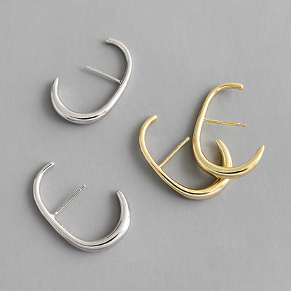 Leda Earrings - Sterling Silver