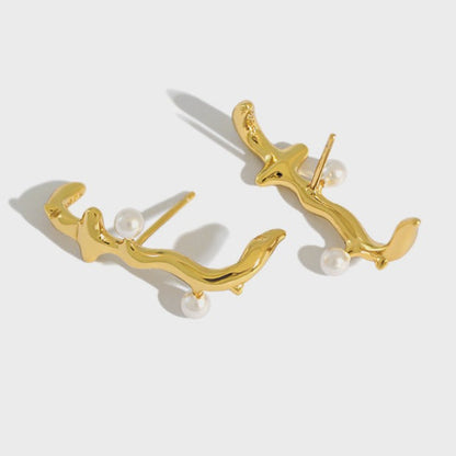 Minna Earrings - Sterling Silver