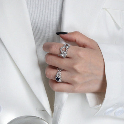 Holly Ring - Sterling Silver