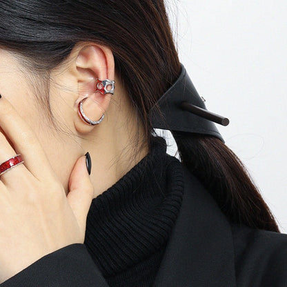 Elin Earring (Single) - Sterling Silver