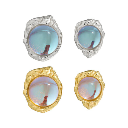 Rose Earrings - Sterling Silver