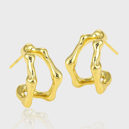 Marina Earrings - Sterling Silver